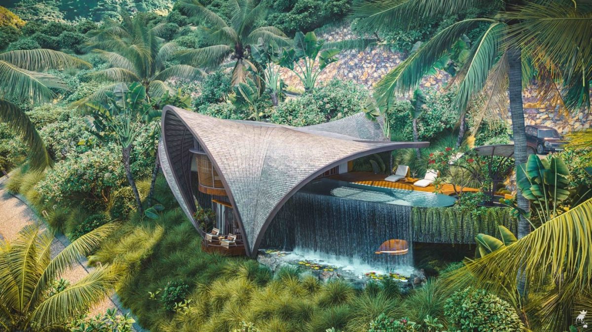 The signature INSPIRAL eco luxury villas at Gran Melia Lombok